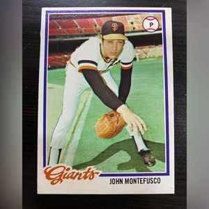1978 Topps #142 John Montefusco San Francisco Giants